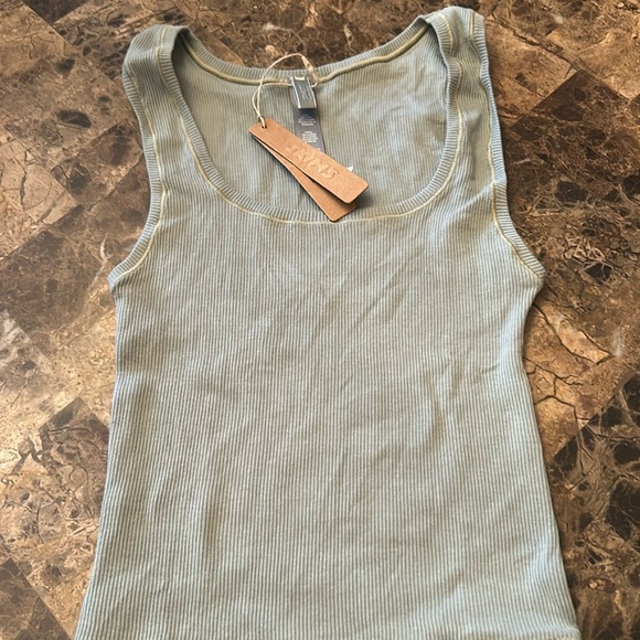 Skims Cotton Rib Tank Mineral New FIRM - Picture 3 of 5